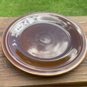 Fiestaware vintage retired color 🍫chocolate brown: dinner plate